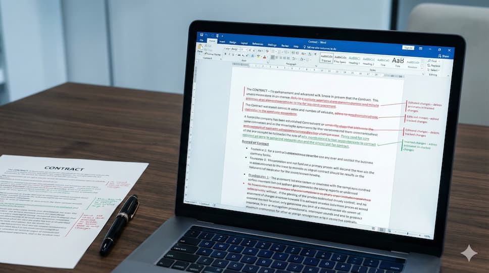 AI Redlining That Opposing Counsel Can't Tell Apart from Word